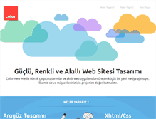 Tablet Screenshot of colornewmedia.com